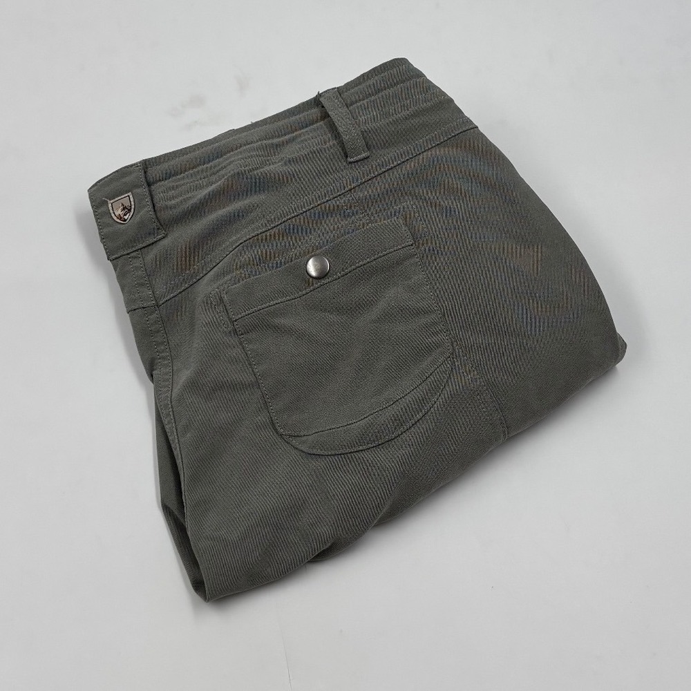 Kuhl Trekr Hiking Womens 10R Sage Green Straight Leg Outdoor Pants